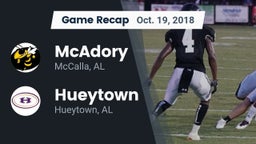 Recap: McAdory  vs. Hueytown  2018