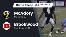 Recap: McAdory  vs. Brookwood  2018