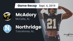Recap: McAdory  vs. Northridge  2019