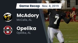 Recap: McAdory  vs. Opelika  2019
