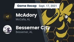 Recap: McAdory  vs. Bessemer City  2021