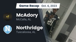 Recap: McAdory  vs. Northridge  2023