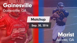 Matchup: Gainesville High vs. Marist  2016