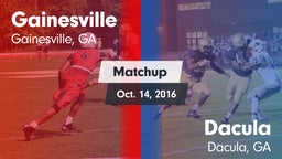 Matchup: Gainesville High vs. Dacula  2016