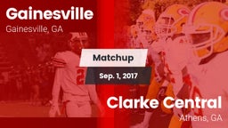 Matchup: Gainesville High vs. Clarke Central  2017