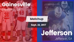 Matchup: Gainesville High vs. Jefferson  2017