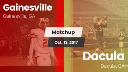 Matchup: Gainesville High vs. Dacula  2017