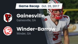 Recap: Gainesville  vs. Winder-Barrow  2017
