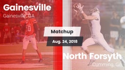 Matchup: Gainesville High vs. North Forsyth  2018