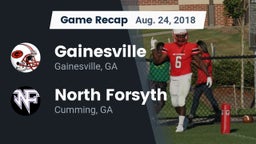 Recap: Gainesville  vs. North Forsyth  2018