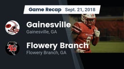 Recap: Gainesville  vs. Flowery Branch  2018