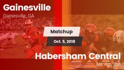 Matchup: Gainesville High vs. Habersham Central 2018
