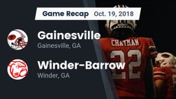 Recap: Gainesville  vs. Winder-Barrow  2018