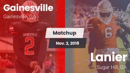 Matchup: Gainesville High vs. Lanier  2018