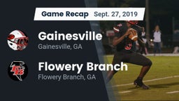 Recap: Gainesville  vs. Flowery Branch  2019