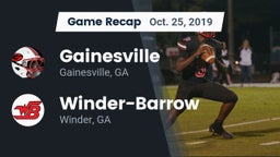 Recap: Gainesville  vs. Winder-Barrow  2019