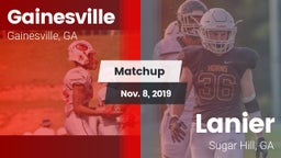 Matchup: Gainesville High vs. Lanier  2019