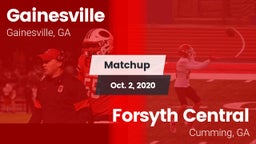 Matchup: Gainesville High vs. Forsyth Central  2020