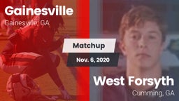 Matchup: Gainesville High vs. West Forsyth  2020