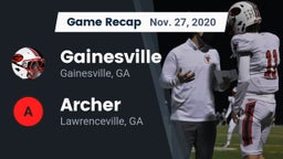 Recap: Gainesville  vs. Archer  2020