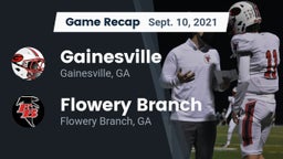 Recap: Gainesville  vs. Flowery Branch  2021