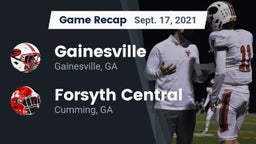 Recap: Gainesville  vs. Forsyth Central  2021