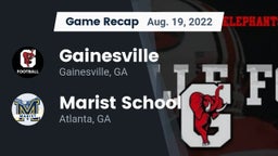 Recap: Gainesville  vs. Marist School 2022