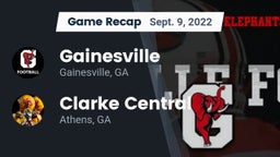 Recap: Gainesville  vs. Clarke Central  2022
