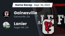 Recap: Gainesville  vs. Lanier  2022
