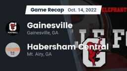 Recap: Gainesville  vs. Habersham Central 2022
