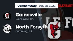 Recap: Gainesville  vs. North Forsyth  2022