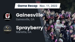Recap: Gainesville  vs. Sprayberry  2022