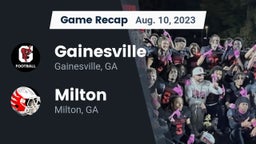 Recap: Gainesville  vs. Milton  2023