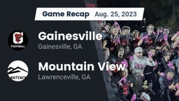 Recap: Gainesville  vs. Mountain View  2023