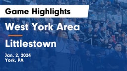West York Area  vs Littlestown  Game Highlights - Jan. 2, 2024