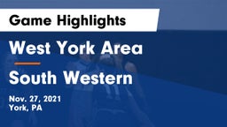 West York Area  vs South Western  Game Highlights - Nov. 27, 2021