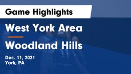 West York Area  vs Woodland Hills  Game Highlights - Dec. 11, 2021