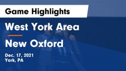 West York Area  vs New Oxford  Game Highlights - Dec. 17, 2021