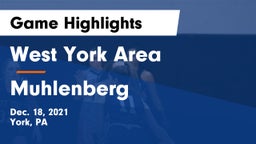 West York Area  vs Muhlenberg  Game Highlights - Dec. 18, 2021