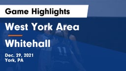 West York Area  vs Whitehall  Game Highlights - Dec. 29, 2021