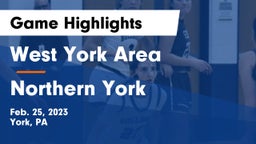 West York Area  vs Northern York  Game Highlights - Feb. 25, 2023