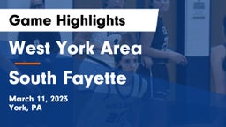 West York Area  vs South Fayette  Game Highlights - March 11, 2023