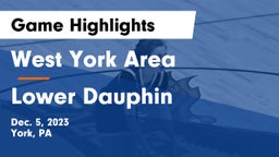 West York Area  vs Lower Dauphin  Game Highlights - Dec. 5, 2023
