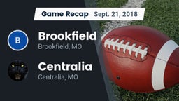 Recap: Brookfield  vs. Centralia  2018