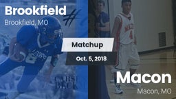 Matchup: Brookfield High vs. Macon  2018