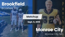 Matchup: Brookfield High vs. Monroe City  2019