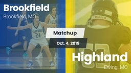 Matchup: Brookfield High vs. Highland  2019