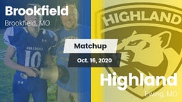 Matchup: Brookfield High vs. Highland  2020