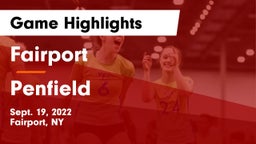 Fairport  vs Penfield  Game Highlights - Sept. 19, 2022