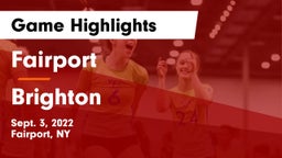 Fairport  vs Brighton  Game Highlights - Sept. 3, 2022
